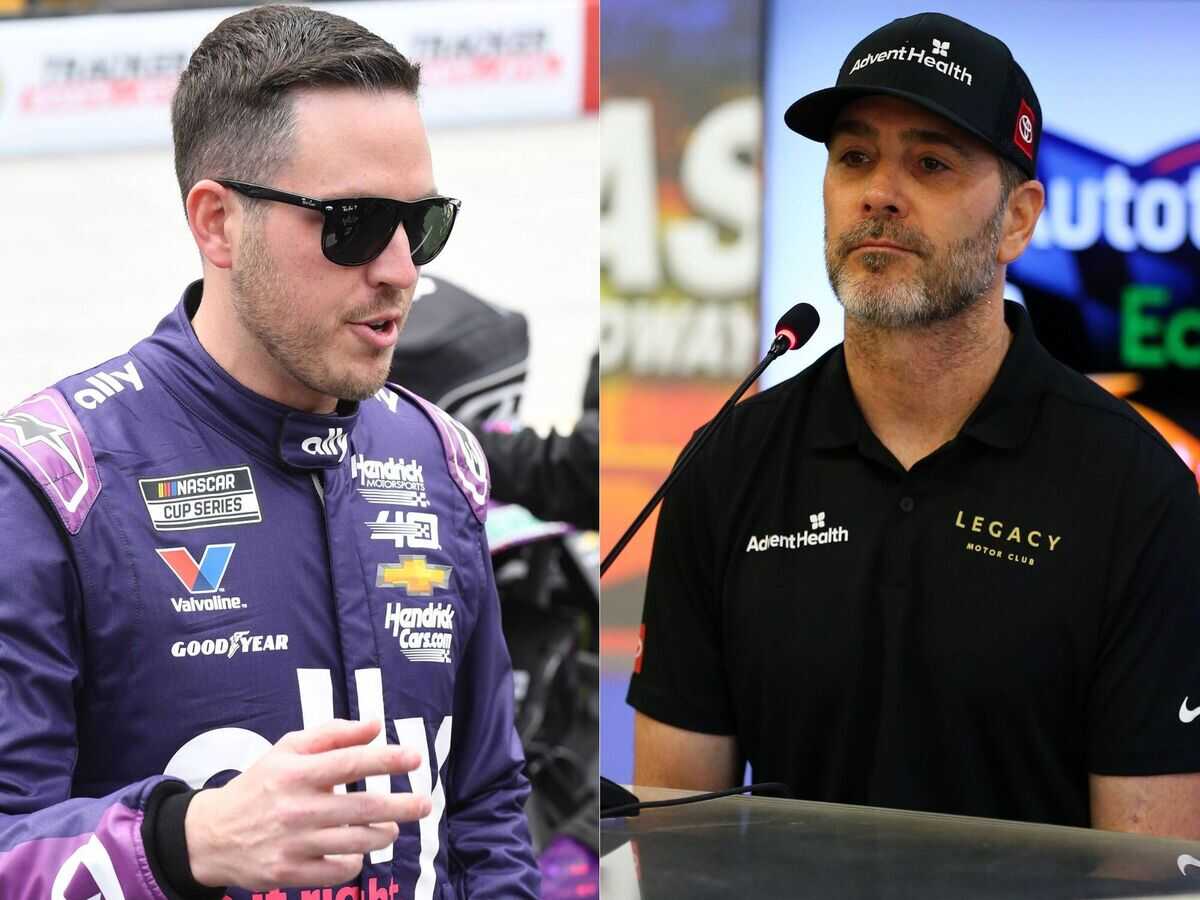 Alex Bowman declares Jimmie Johnson as his "best teammate of all time